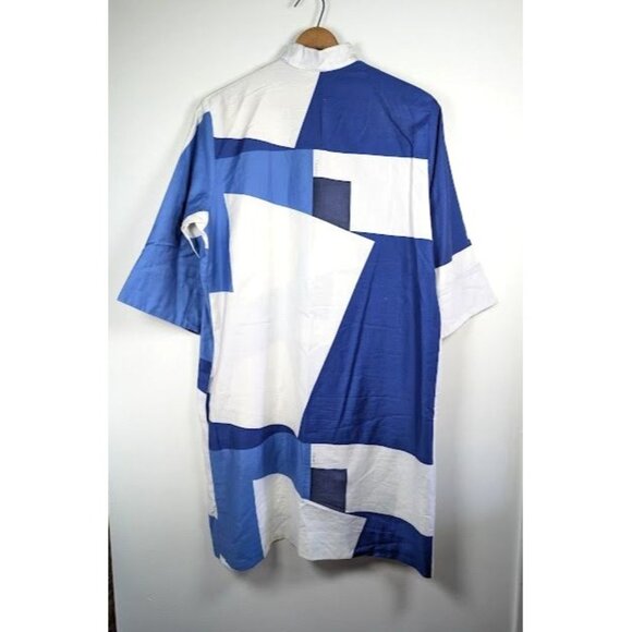 Vintage Catherine Ogust Penthouse Gallery Dress Medium Artsy 70s Signed Tunic - Picture 2 of 9